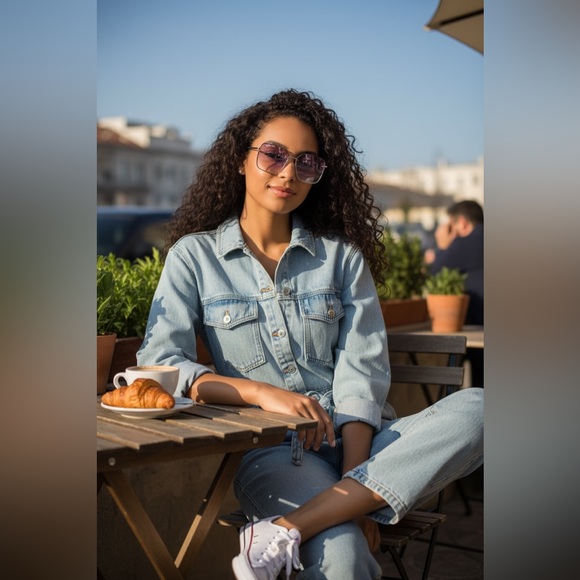 MCM162S 519 purple gradient square sunglasses - Picture 2 of 9